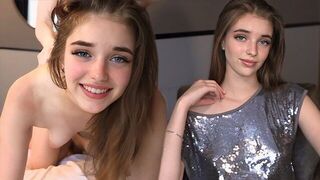 An appetizing Ukrainian girl was cast for a threesome sex audition