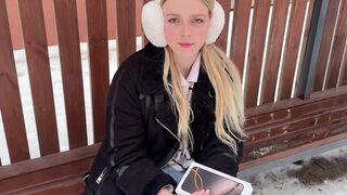 A cute girl got a new iPhone 16 Pro Max and had sex with a stranger to pay for it