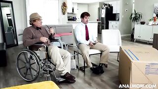 A man fucked in all holes a beautiful girl with appetizing forms