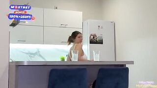 Woke up with a surprise in her mouth, a hot step sister scene