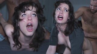 A spitting slut gets her pussy destroyed in a rough session