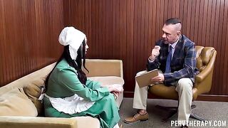 A cute girl is impressed only by gentle cunnilingus