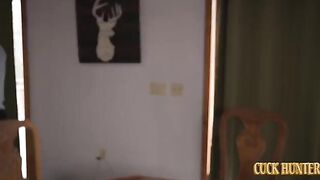 The man is fucking other people's wives and gets them to cum