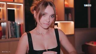 A sexy girl sees her future in a stranger’s eyes, with rough and passionate encounters