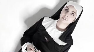 Nun takes her monastic vows with a passionate twist