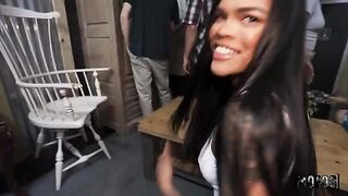 A girl must fully utilize her mouth to achieve orgasm