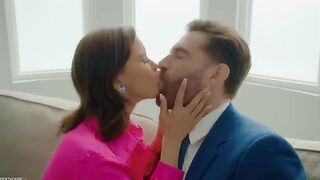 The girl is very fond of being caressed with her tongue. Lick it good!