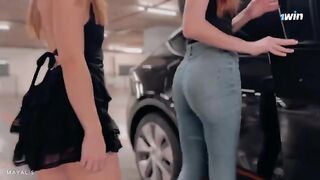 Two cute 18-year-olds are having fun at home, exploring their passion every day
