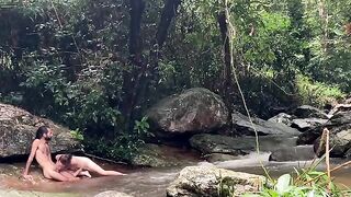Camping is not only about bonfires and tents, but also about outdoor sex