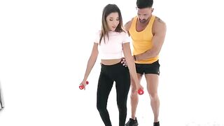 Hot anal sex yoga with a trainer is the new trend now