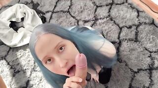 A young girl would do anything to reach orgasm and satisfy her partner