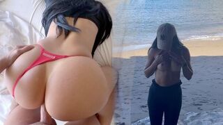 You don't have to look at her face, but enjoy that ass!