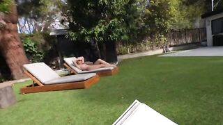We bought a summer house and fucked on the lawn with no worries