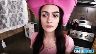 The guy gave his dick to the cowgirl for a ride