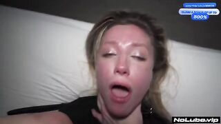 The guy roughly fucked his girlfriend, causing her to cry