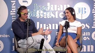 Natalia Garcia asks for a hamburger and delivers a hot treat in this steamy podcast scene