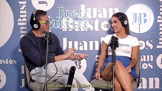 Natalia Garcia asks for a hamburger and delivers a hot treat in this steamy podcast scene