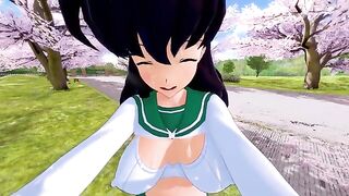 Kagome's hot sex scene from Inuyasha in 4K quality