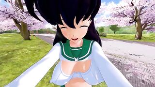 Kagome's hot sex scene from Inuyasha in 4K quality
