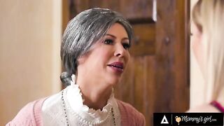 Alexis Fawx, the hot MILF, fucks her stepdaughter under a false pretense