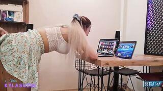 A cunning croupier arrested a girl and then he fucked her hard