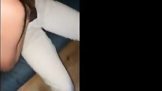 Amateur hotwife gets fucked by BBC after party, her husband films