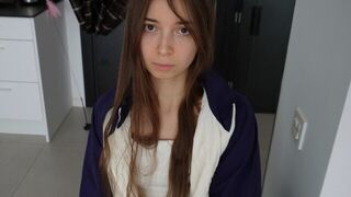 The beautiful girl will do anything to cheer you up, even if it's taboo