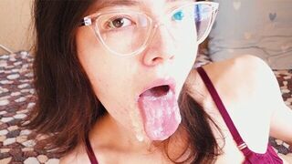 The guy checked the strength of sperm after sex with a young baby