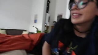 A surprise threesome with the girlfriend of a close friend, filled with passionate intensity