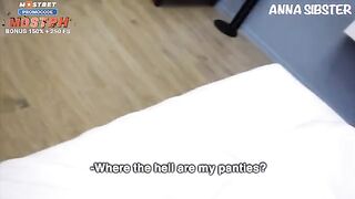 The hotel maid is offering a special service to the guests