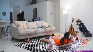 All kinds of pussies are in action in this steamy scene