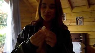The girl with the trump cards came to the couple’s house for a steamy session