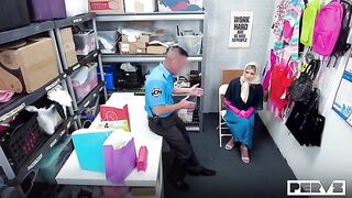 The beauty has an inspection of her pussy, right on the table
