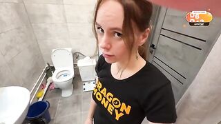 A girl was licking lips, but they were too dry. What to do?
