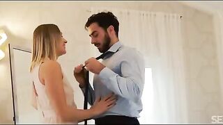 Feel all my powerful thrusts during sex on the bed