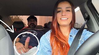The hot girl is about to be fucked by her Uber driver