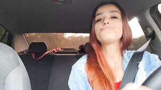 The hot girl is about to be fucked by her Uber driver