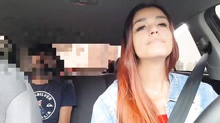 The hot girl is about to be fucked by her Uber driver