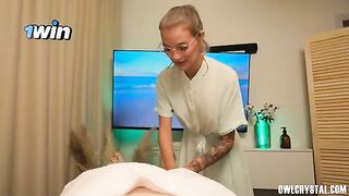 A sexy massage session with all the erotic rules followed to a T!