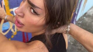 You can moan, you can scream, but you can't stop it - Sisi Rose and Teddy Tarantino’s raw energy shines through in this outdoor escapade. Known for their passionate performances, Sisi, with her stunning Latina charm and perfect body, and Teddy, a photogra