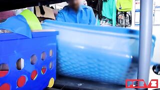 The girl is working and has no time for fucking, but she will find it