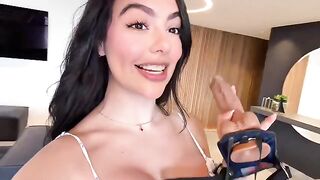 A girl gave her best friend a sexy gift for passionate lesbian sex
