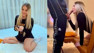 The beautiful girl agreed to have sex in exchange for something important