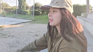 A short time spent in the jungle with a stranger ended up in sex