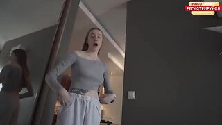 A stunning babe got banged by her neighbor