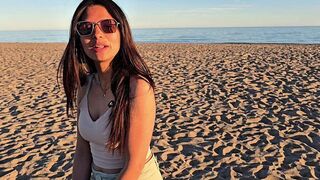 An empty beach isn't the ideal spot for getting intimate