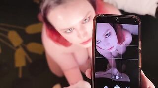 You can leave your handprint on her ass during a nude photoshoot