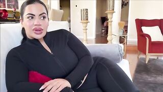 The girl has a sharp tongue and she likes when you suck her nipples