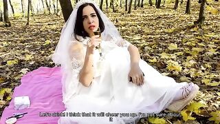 The bride cheats on her husband during the wedding day