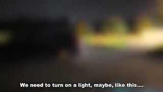 Bunch of guys screwed a girl in her car in the parking lot